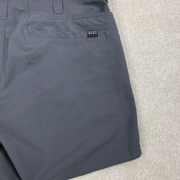 5.11 Tactical Layla Womens Gray Cargo Shorts Size 8 Utility Flex Stretch - Picture 7 of 15